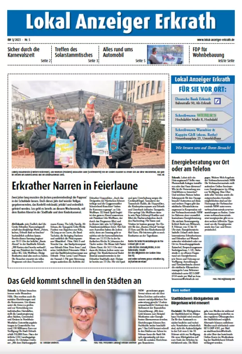Schaufenster Mettmann + Lokal Anzeiger Erkrath Cover