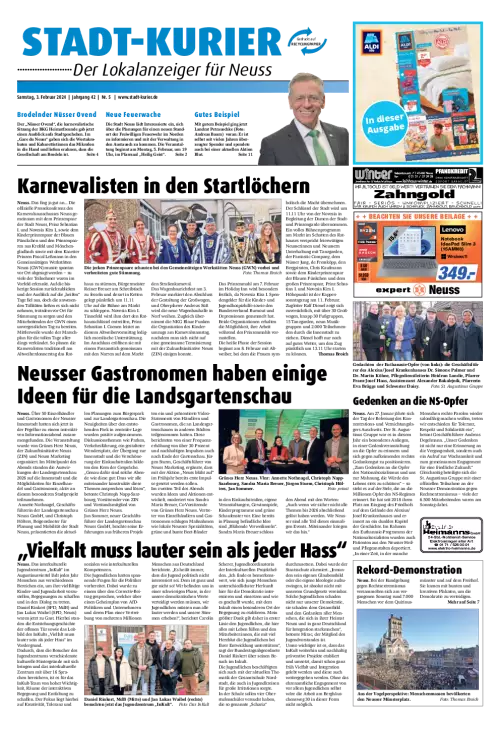 Stadt-Kurier Neuss + Extra Tipp Kaarst Cover