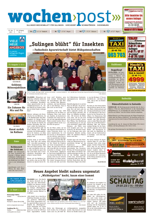 Sulinger Wochenpost Cover