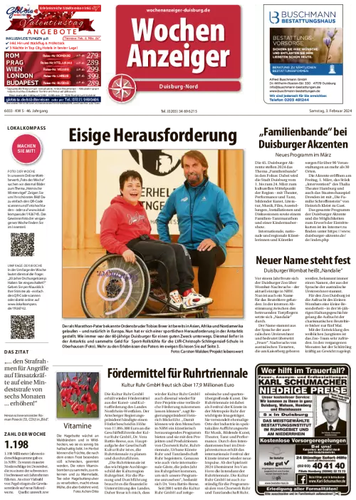 Wochen-Anzeiger Duisburg Cover